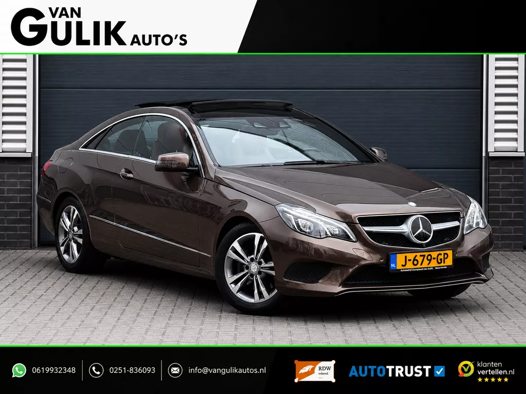 Mercedes-Benz E-klasse Coupé 250 Sport Edition | Pano | 360 | Distronic | Navigatie | Leder |
