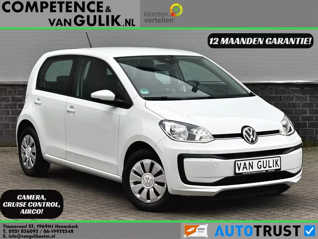 Volkswagen Up! 1.0 | Camera | Cruise control | Airco | PDC |