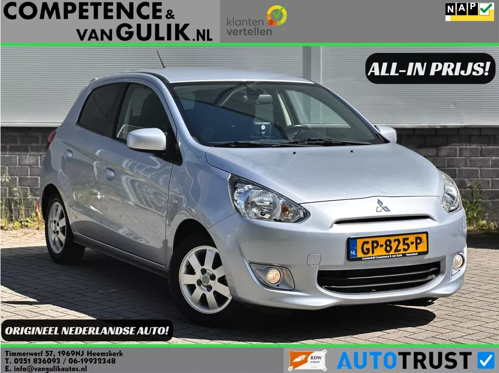 Mitsubishi Space Star 1.0 Bright | Airco | NAP | Navigatie |