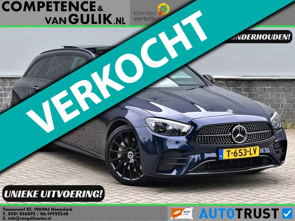 Mercedes-Benz E-klasse Estate 300 e AMG Line | Pano | Distronic | Burmester | Augmented Reality |